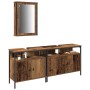 Unidades de Tocador de Baño con puerta Marrón 80 x 30 x 60 cm