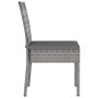 3-piece synthetic rattan gray garden dining set by vidaXL, Garden sets - Ref: Foro24-3065699, Price: 209,62 €, Discount: %
