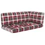 2-seater pallet sofa with brown impregnated pine wood cushions by vidaXL, Garden sets - Ref: Foro24-3066673, Price: 243,32 €,...