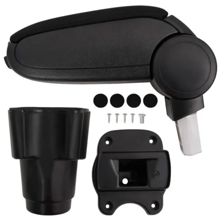 Car armrest ABS black 12x33x(34-50) cm by vidaXL, Motor vehicle seats - Ref: Foro24-154659, Price: 40,61 €, Discount: %