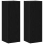 Conjunto de mueble de TV 6 pcs Roble negro 100 x 30 x 30 cm