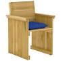 7-piece garden dining table with impregnated pine wood cushions by vidaXL, Garden sets - Ref: Foro24-3065733, Price: 708,79 €...