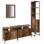 Juego de muebles de baño 4 pcs Madera vieja 33 x 33 x 185.5 cm