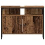 Juego de muebles de baño 4 pcs Madera vieja 33 x 33 x 185.5 cm