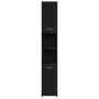 Conjunto de Muebles de Baño con cajón 4 pcs Roble Negro