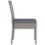 5-Piece Gray Synthetic Rattan Garden Dining Set by vidaXL, Garden sets - Ref: Foro24-3065700, Price: 285,21 €, Discount: %
