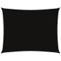 Toldo de vela rectangular tela Oxford negro 4x5 m