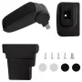 Car armrest ABS black 17x32x(37-53) cm by vidaXL, Motor vehicle seats - Ref: Foro24-154681, Price: 35,78 €, Discount: %