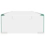 Soporte para TV/Elevador monitor cristal claro 80x30x13 cm