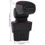 Autoarmlehne ABS schwarz 17x32x(35,5-52) cm von vidaXL, Kraftfahrzeugsitze - Ref: Foro24-154671, Preis: 54,70 €, Rabatt: %