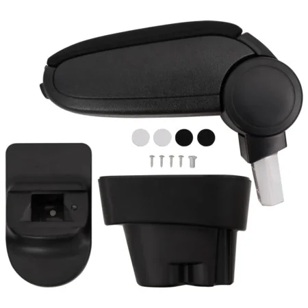 Armrest for car, black ABS, 12x36x(33.5-48) cm by vidaXL, Motor vehicle seats - Ref: Foro24-154670, Price: 44,75 €, Discount: %