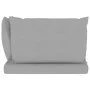 2-seater pallet garden sofa with gray cushions by vidaXL, Garden sets - Ref: Foro24-3067273, Price: 137,58 €, Discount: %