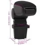 Car Armrest ABS Black 13.5x32.5x(31-46.5) cm by vidaXL, Motor vehicle seats - Ref: Foro24-154655, Price: 25,80 €, Discount: %