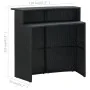 Garden bar furniture set 3 pieces and black cushions by vidaXL, Garden sets - Ref: Foro24-3064881, Price: 351,93 €, Discount: %