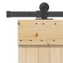 Puerta corredera con herrajes madera maciza de pino 70x210 cm