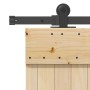 Puerta corredera con herrajes madera maciza de pino 80x210 cm