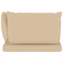 Sofá de jardín de palets de 2 plazas con cojines beige de vidaXL, Conjuntos de jardín - Ref: Foro24-3067275, Precio: 159,74 €...