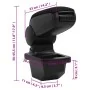 Reposabrazos para coche ABS negro 14x33x(30-45,5) cm by vidaXL, Motor vehicle seats - Ref: Foro24-154675, Price: 25,99 €, Dis...