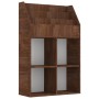 Magazine rack for children made of brown oak plywood, measuring 71x30x114 cm. by vidaXL, Magazine racks - Ref: Foro24-339535,...