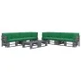 6-teilige Palettenmöbel und grau imprägnierte Kiefernholzkissen von vidaXL, Gartensets - Ref: Foro24-3066990, Preis: 623,07 €...