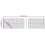 Grüner Flansch Drahtzaun 1,4x10 m von vidaXL, Zaunpaneele - Ref: Foro24-153939, Preis: 73,52 €, Rabatt: %