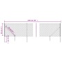 Drahtzaun mit Ankerspitzen grün 0,8x10 m von vidaXL, Zaunpaneele - Ref: Foro24-153920, Preis: 78,40 €, Rabatt: %
