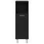 Juego de muebles de baño 3 pcs Negro 30 x 30 x 99.5 cm