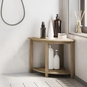 Mesa auxiliar de baño madera maciza de teca 45x45x45 cm by vidaXL, Bathroom accessories - Ref: Foro24-340744, Price: 58,20 €,...