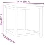 Mesa auxiliar de baño madera maciza de teca 45x45x45 cm by vidaXL, Bathroom accessories - Ref: Foro24-340744, Price: 58,20 €,...