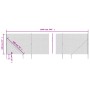 Drahtzaun mit Ankerspitzen grün 1,8x10 m von vidaXL, Zaunpaneele - Ref: Foro24-153925, Preis: 135,98 €, Rabatt: %