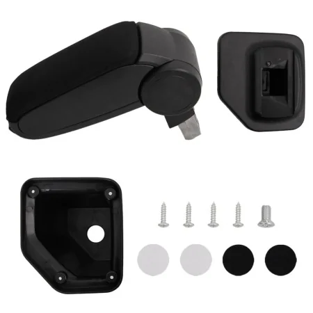 Car armrest ABS black 15x32x(40-52) cm by vidaXL, Motor vehicle seats - Ref: Foro24-154683, Price: 43,18 €, Discount: %