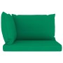 2-seater pallet garden sofa with green cushions by vidaXL, Garden sets - Ref: Foro24-3067277, Price: 125,20 €, Discount: %