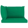 2-seater pallet garden sofa with green cushions by vidaXL, Garden sets - Ref: Foro24-3067277, Price: 123,69 €, Discount: %