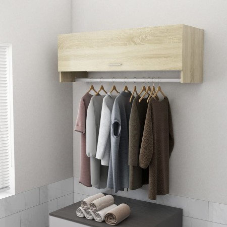 Schrank aus Sonoma-Eichensperrholz, 100 x 32,5 x 35 cm von vidaXL, Kleiderschränke - Ref: Foro24-808236, Preis: 50,08 €, Raba...