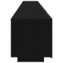 Gabinete de TV 3 pcs Negro 260 x 35 x 40 cm