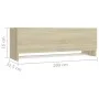 Schrank aus Sonoma-Eichensperrholz, 100 x 32,5 x 35 cm von vidaXL, Kleiderschränke - Ref: Foro24-808236, Preis: 48,82 €, Raba...