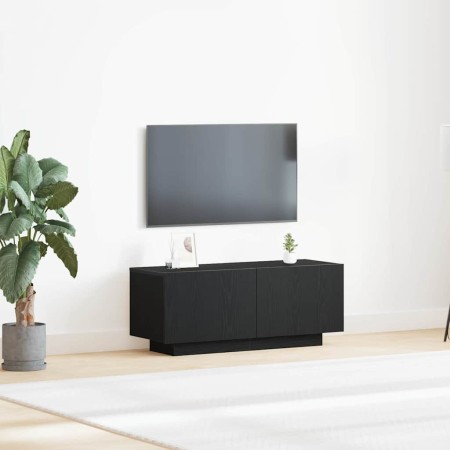 Gabinete de TV Roble negro 100 x 35 x 40 cm