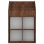 Magazine rack for children made of brown oak plywood, measuring 71x30x114 cm. by vidaXL, Magazine racks - Ref: Foro24-339535,...