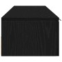 Mueble de pared con cajón 2 pcs Roble negro 68 x 30 x 20 cm