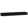Mueble de pared con cajón 2 pcs Roble negro 102 x 30 x 20 cm