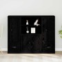 Highboard con cajón Roble Negro 132 x 35.5 x 103.5 cm