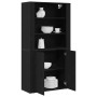 Alto Roble negro 80 x 33 x 150 cm Madera contrachapada