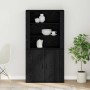 Alto Roble negro 80 x 33 x 150 cm Madera contrachapada