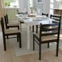 Dining chairs, 6 units, solid wood and brown velvet. by vidaXL, dining chairs - Ref: Foro24-272091, Price: 253,41 €, Discount: %