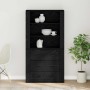 Buffet Roble negro 80 x 33 x 150 cm Madera contrachapada