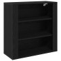 Buffet Roble negro 80 x 33 x 150 cm Madera contrachapada