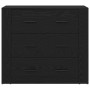Buffet Roble negro 80 x 33 x 150 cm Madera contrachapada