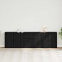 Aparador Roble negro 240 x 33 x 70 cm Madera contrachapada