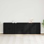 Sideboard Roble Negro 240 x 33 x 70 cm Madera contrachapada