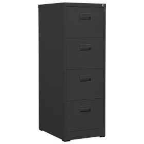 Anthracite steel filing cabinet 46x62x133 cm by vidaXL, Filing cabinets - Ref: Foro24-336281, Price: 249,38 €, Discount: %
